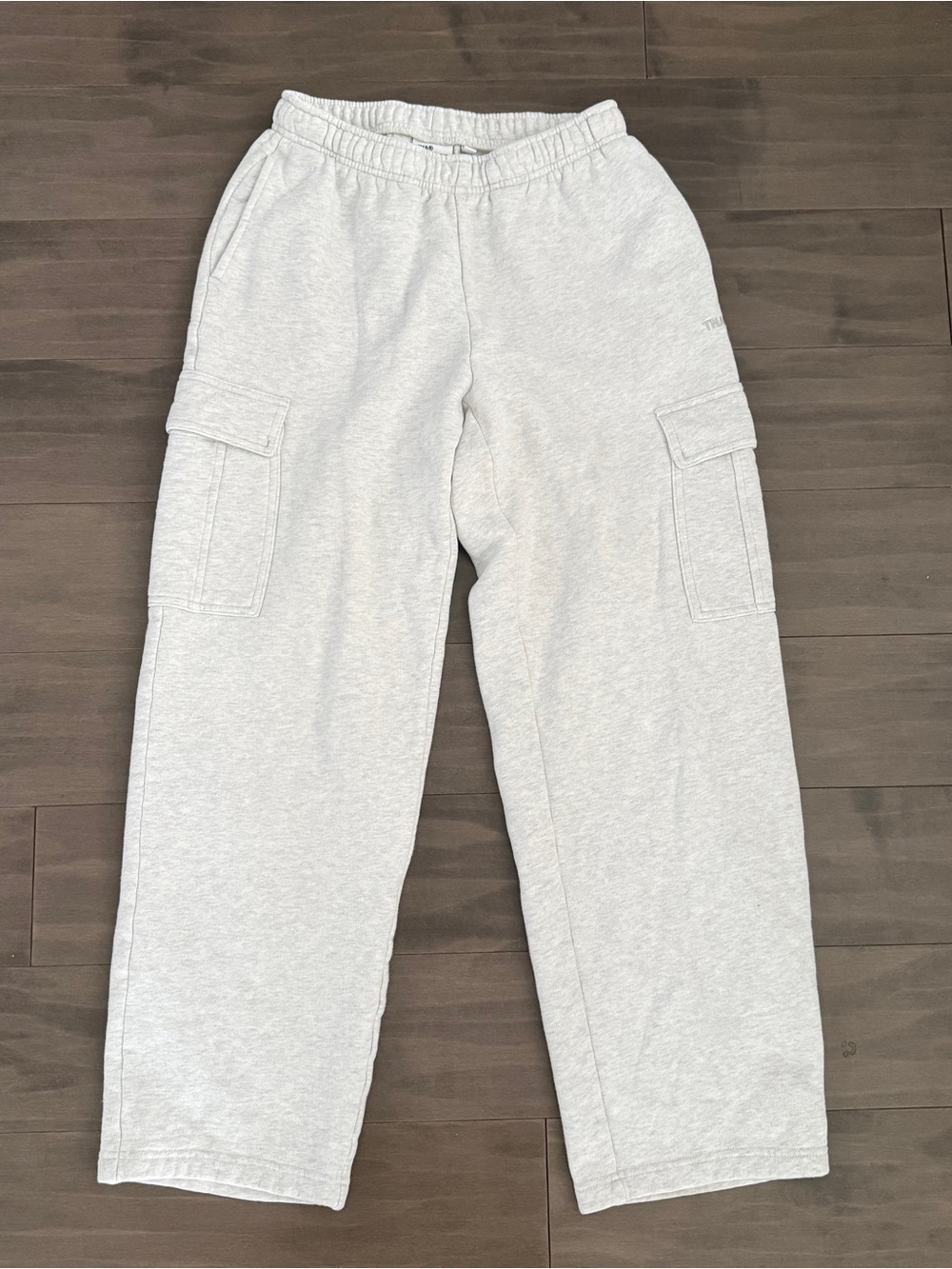 TNA Light Gray Cargo Joggers size small